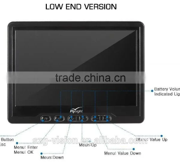 G2970 Flysight Black Pearl RC801 Lite Display Monitor With 7 Inch 1280*800 LCD Screen High Resolution photo-4