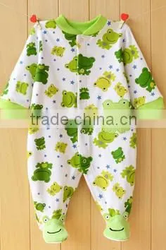 2016 Cute Animal Baby Romper With Foot Cover Long Sleeve Baby Clothes photo-5
