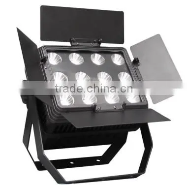 12pcs 15w RGB 3in1 Waterproof led panel wall wash light
