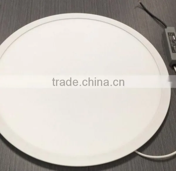 White Powder Coating Surface Finished CE,ROHS 3400LM CRI>80 3 Years' Warranty Springs LED Round Panel 600MM Diameter 40W photo-5