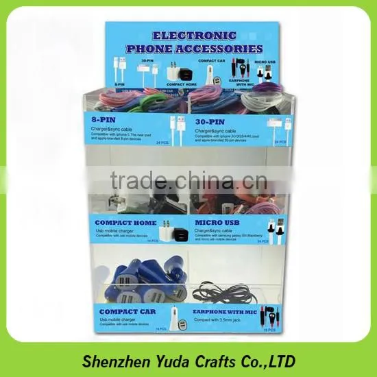 Elegant Design Acrylic Phone Display Stands for Shop, Plexiglass Pos Display Stand, Lucite Point of Sale Display photo-2
