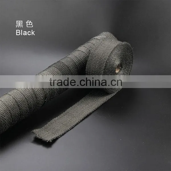 Heat Motocycle Car Exhaust Thermo Turbo Wrap Tape 2" X 5M/10m Fireproof Cloth Roll Black 1022C Car Insulation photo-4