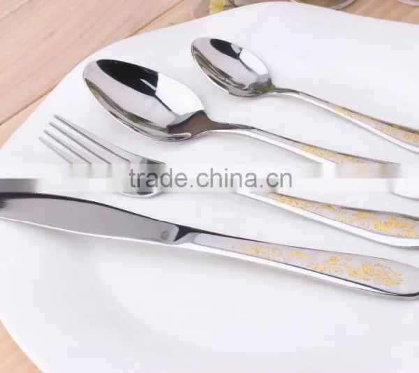 Hot Sale Promotional High Grade Daliy Use Stainless Steel Sutlery 24pcs Set KX-S148 photo-2