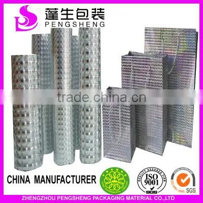 High Tearing18mirco/20mirco BOPP Transaprent Holographic 3D/lens Film for Gift Packaging and Laminating photo-5