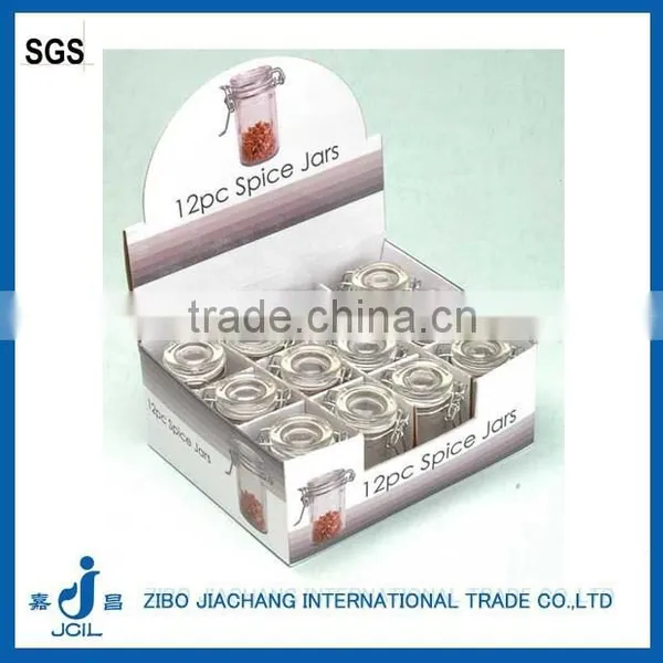 Mini Airtight Glass Spice Jar With Clamp Lid photo-2