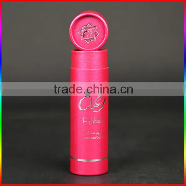 Paper Cosmetic Packaging Cardboard Tube Green Paper Tube for Lip Balm photo-3