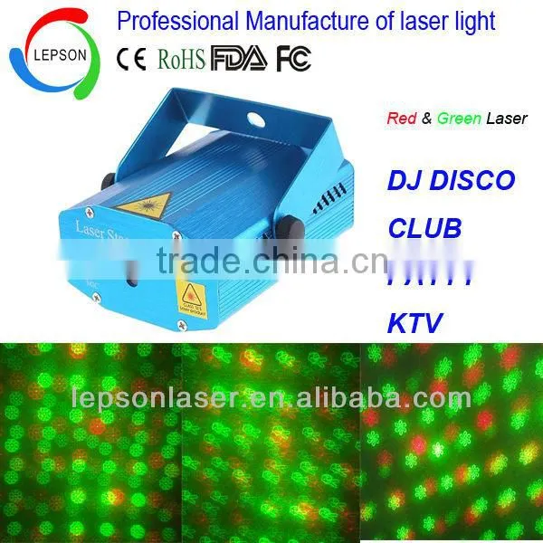 Red Green Mini Laser Show Voice Activated 20 Different Patterns