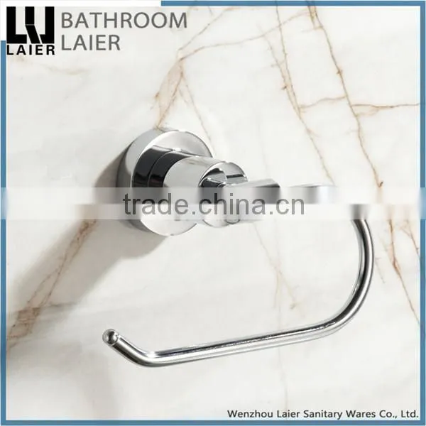 Customized Popular Unique Design Zinc Alloy Chrome Finishing Bathroom Sanitary Items Wall Mounted Toilet Paper Holder photo-2