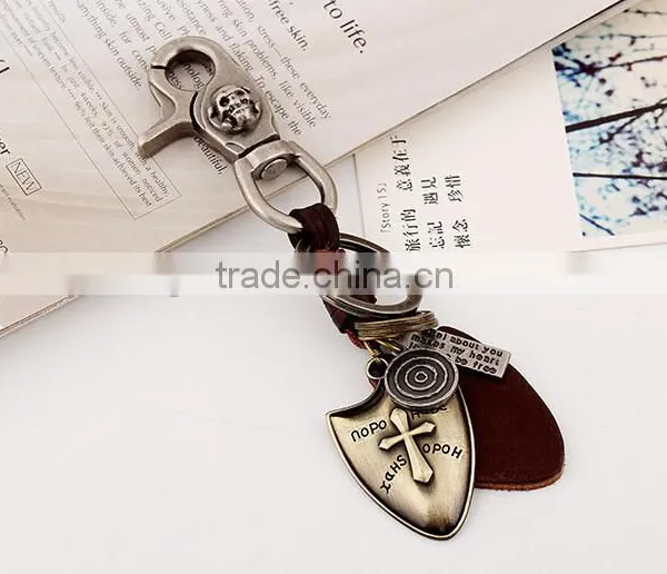 New Product Vintage Leather Accessories Leather Keychain
