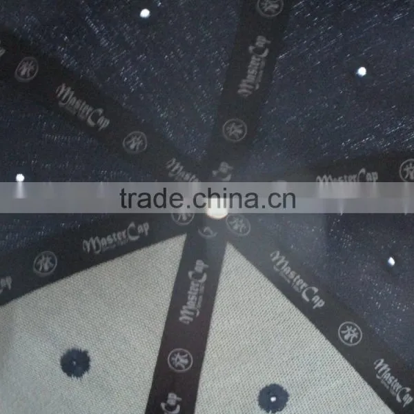 Custom High Quality 6- Panel Snapback Hat With Woven Badge photo-6