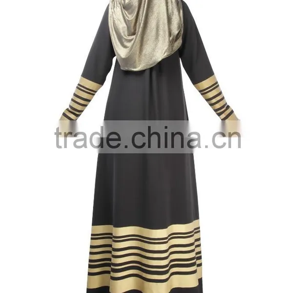 Long Dress Abaya Dubai Women Malaysia Dress Muslim Maxi Dress photo-2