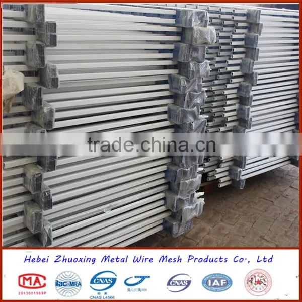 Top Quality Metal Fence Designs With Powder Coated Zinc Steel Fence