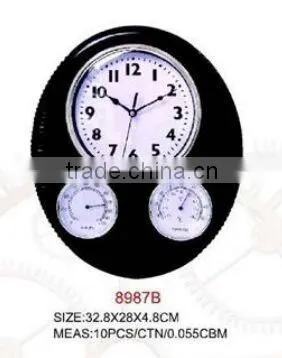 Colorful Plastic Weather Station Wall Clock photo-3