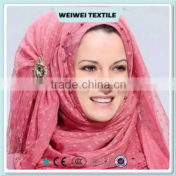 Swiss Grege Voile Lace ,dyed Voile and Printed Voile Scarf