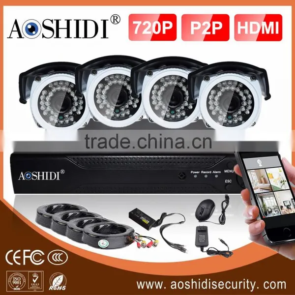 4CH P2P AHD DVR Kit, HD 720P 4ch AHD Kit, AHD Camera System photo-2