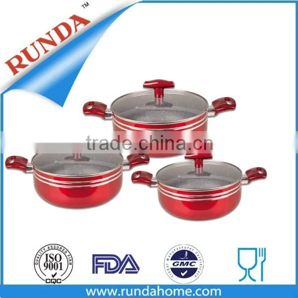 HOT SELLING Non-stick Metallic Pot Set