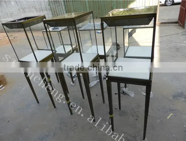 Luxury Store Fixtures Decoration Factory Custom Made Stainless Steel Metal Display Showcase and Stands for Cartier Jewelry photo-6