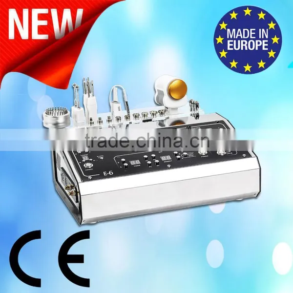 Multifunction Beauty Machine: (Scrubber + Dermabrasion +Microcurrent + Ultrasound+ Hot and Cold + Photon) - Alvi Prague E-6