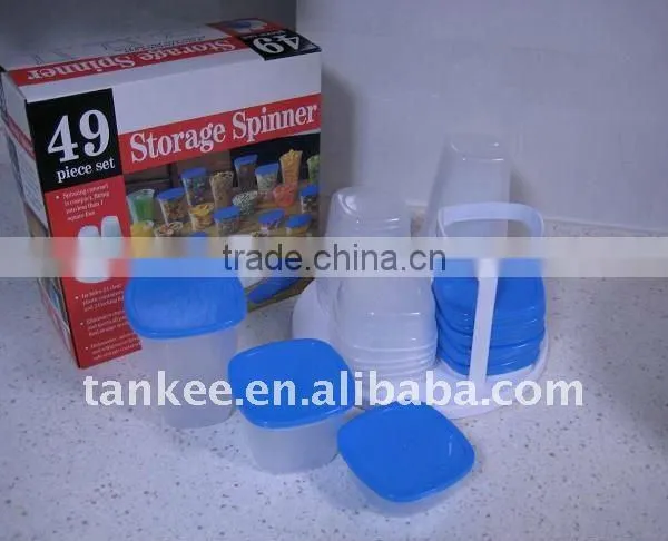 Kitchen Storage Bins Plastic Jar Spice Jar Food Storage Box Grain Bins Kitchen Accessories photo-2