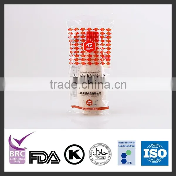 Yummy Sesame Mayonnaise 150ml Bag Packing