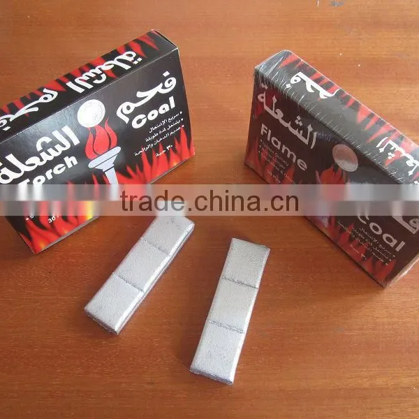 100% Natural Bamboo Silver Hookah Charcoal in Bulk for Export