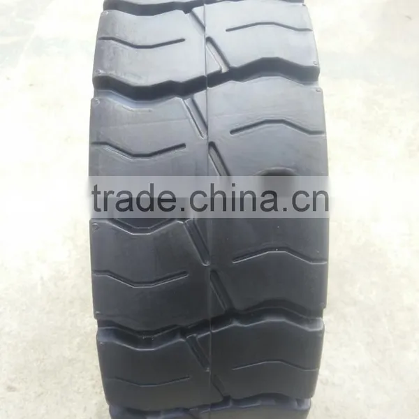 Hot Sale China Supplier High Quality Press on Solid Tires Size 21x7x15 18x8x12 1/8 16x6x10 1/2 photo-5