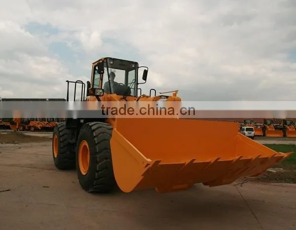 China HT50G 5ton 3m3 Bucket Wheel Loader for Sale photo-2