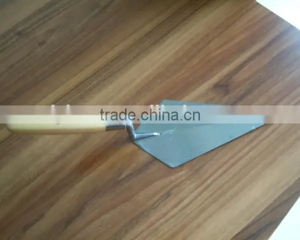 Fine Polished One Piece Forged Trowel With Wooden Handle ( Factory ) photo-3