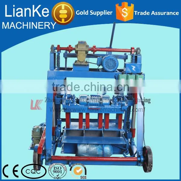 Cheap Small Mobile Interlock Block Machine, Low Price Cement Mobile Interlock Block Machine, Egg Laying Interlock Block Machine photo-2