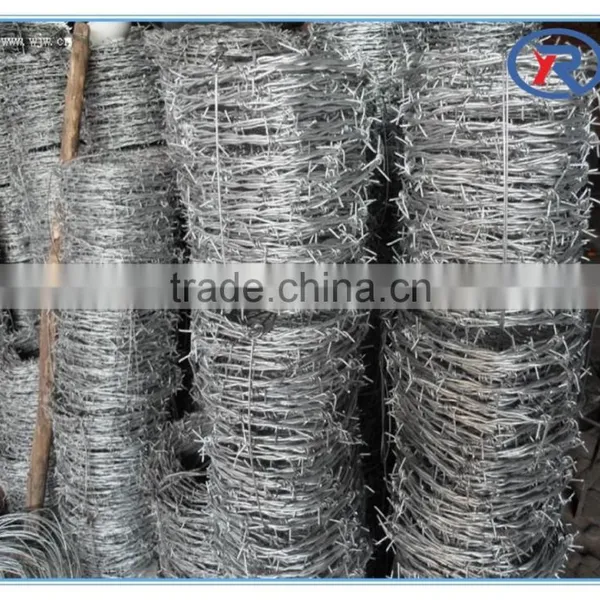 China Factory Cheap Barb Wire Fence.galvanized Barbed Wire Fencing photo-2