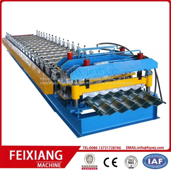 Roof and Wall Glazed Tile Roll Forming Machine photo-4