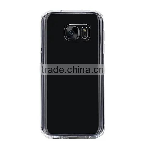 Multi Color TPU + Acrylic Best Selling Phone Case, Transparent Clear Case for Samsung s7 photo-2