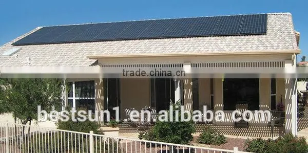 off Grid Solar Energy System 5000w With Inverter and Battery ,mounting Rack and Connector photo-4