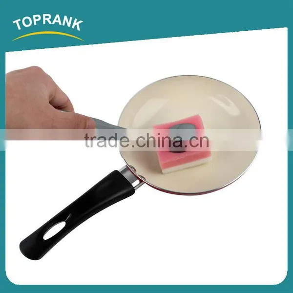 Toprank China Factory Wholesale Best-Selling Dish Washing Scouring Pad Magic Cleaning Colorful PU Sponge With Scouring Pad photo-4