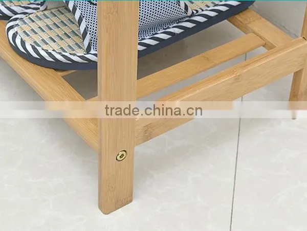 Factory Price Wholesale 4 Tier Practical Promotion Wooden Shoe Rack photo-5