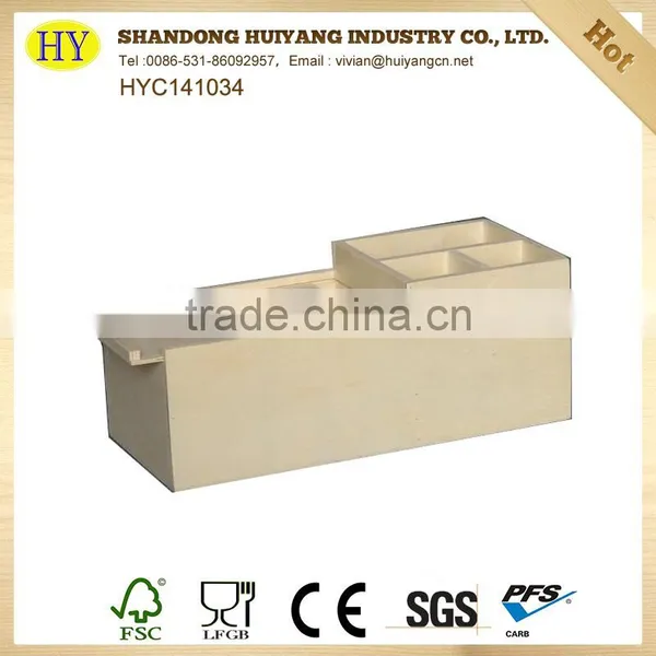 Cheap Unfinished Wholesale Wood Tissue Box photo-4
