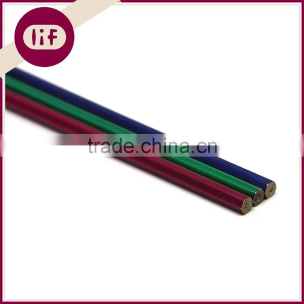 Standard Size Hexagon Wooden HB Pencil With Eraser, HB Pencil With Eraser Topper, HB Pine Pencil With Eraser photo-2