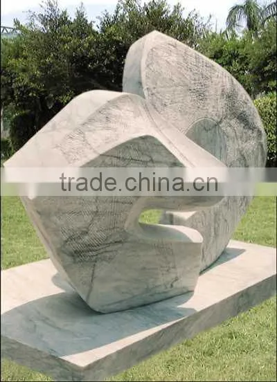 Art Deco Modern Abstract Love Stone Sculpture Statues photo-3