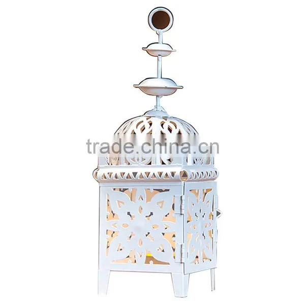 Morocco Style Iron Candlestick Candle Wedding Photography Props Decorations Valentine Decoration Candle Holders photo-2