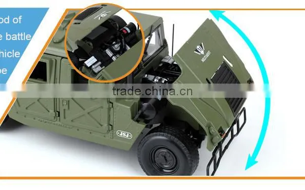 New Arrival! China Wholesale Alloy Battle Car Toy 1/18 Diecast Car for Sale photo-3