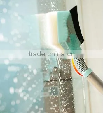 Telescopic Flexible Window Squeegee With Anti-rust Spring, Sponge Cleaning Squeegee photo-2