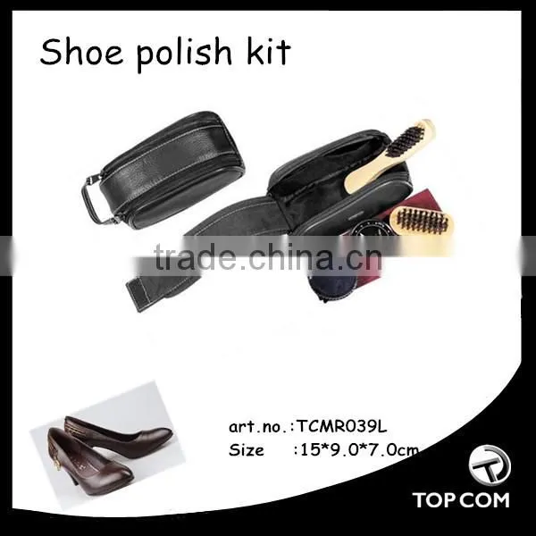 Hot Selling High Class Leather Shoe Polish Set,Shoe Shine Set/Shoe Care Kit photo-4