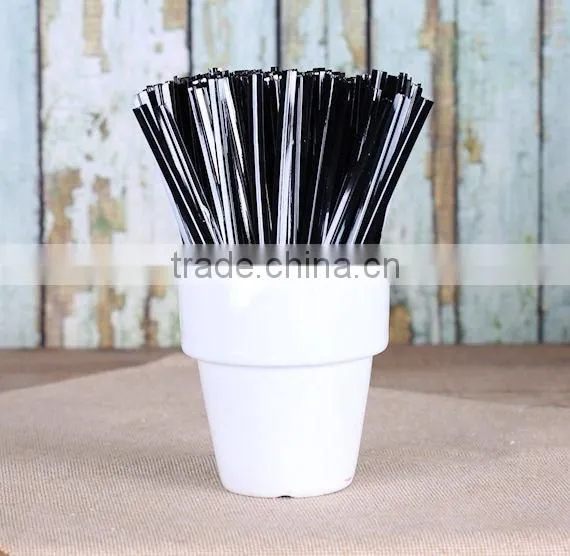 Plastic Coated With Metallic Wire Twist Ties for Plastic Bag Packing photo-6