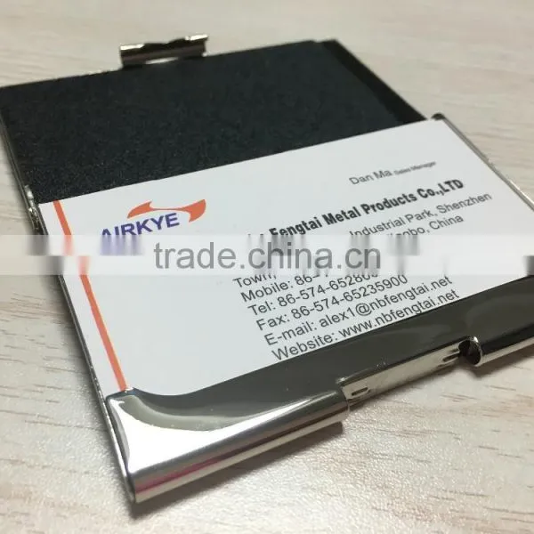 High Quanlity Stainless Steel Metal Business Card Holder photo-4