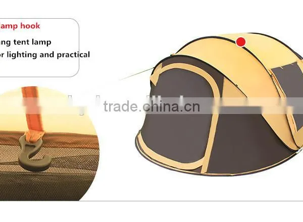 2016 New 3-4 People Automatic Leisure Tents Lightweight Speed up Outdoor Camping Tent photo-3