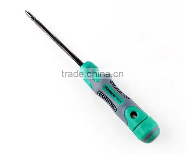 4'' 100mm Cr-V Dual-Functional Screwdriver With Plastic Handle photo-2