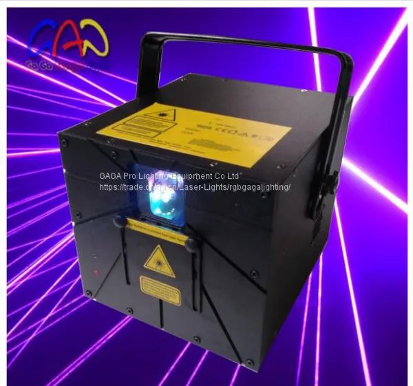 30k RGB Stage Lighting Snimated Laser 3000MW Light Case Voice Control