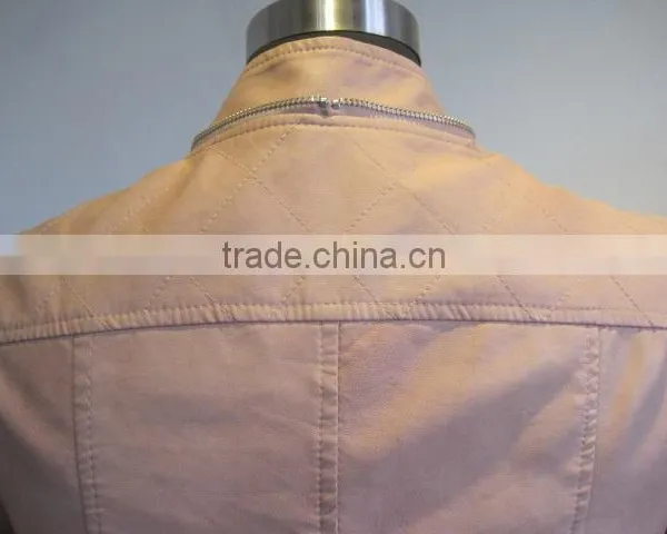 Jackets Product Type and 100% Polyester Shell Material Leather Jacket Coat photo-4