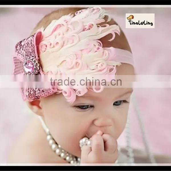 Purple 1.5X 36 cm Flower Hairband Hair Accessory Headband photo-4