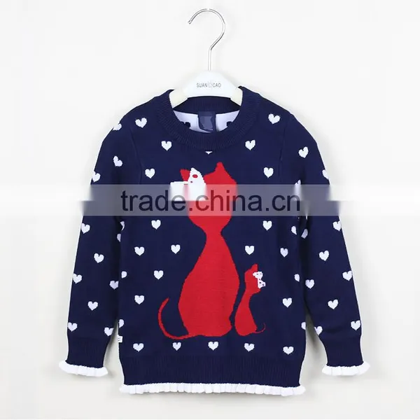 Knitting 100 Cashmere Sweaters Girls in Winter Fashion High Quality Pullover